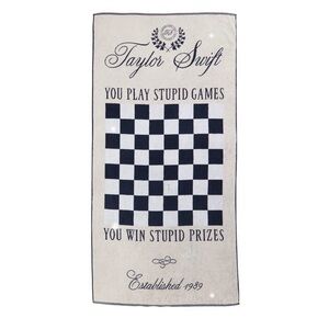 Taylor Swift Checkered Towel